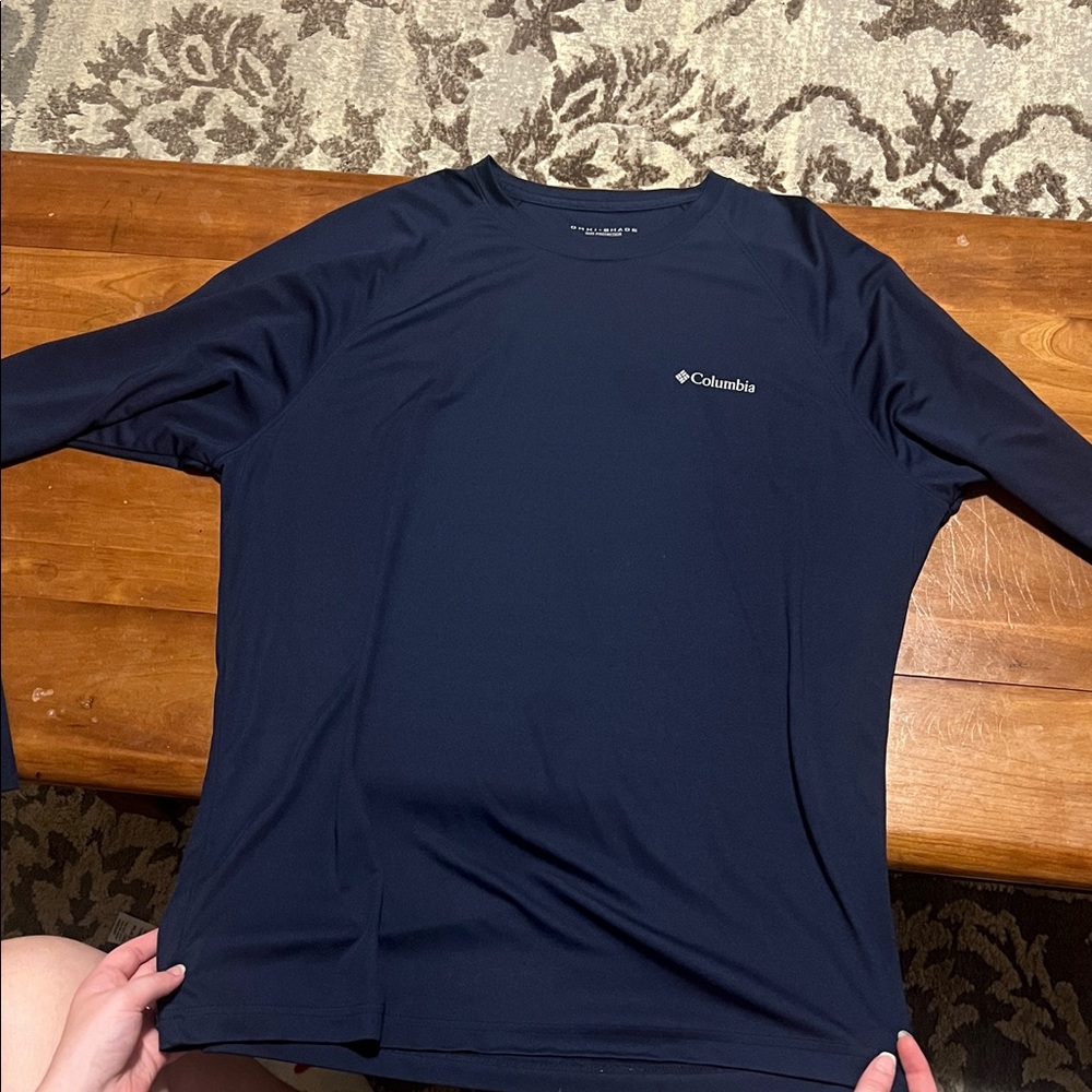 Columbia Dark Blue Performance Shirt